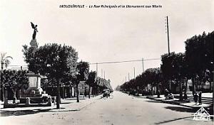 Mouzaiaville - Rue Principale et Monument aux Morts
